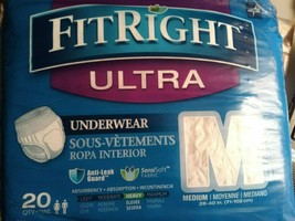 Medline Ffitright Underwear Unisex Sz M Incontinence Pants Free Shipping - $13.05
