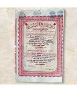 BELGIUM TURKEY COMPANIE INDUSTRIELLE DU LEVANT EPHMERA 1940 SHARES/BOND ... - £73.77 GBP