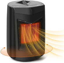 Space Heater, 800W Ceramic Portable Heater, Oscillating Fast&amp;Quiet Heating PTC - £19.79 GBP