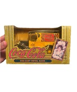 Vintage Coca Cola Die Cast Metal Delivery Truck Bank Coke 1993 Ertl Chev... - $21.33