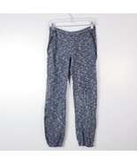 LNA Marled Gray Zipper Zip Lounge Sweatpants Size S Joggers - $19.79