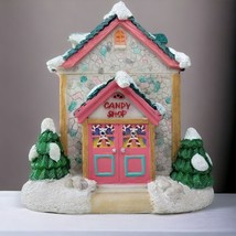 Nestle Alpine Village Jar 6324 Toll House Empty Vtg Collectible Candy Shop Snow - £21.39 GBP
