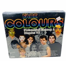 Halloween Mask costume decoration vtg Zauder face colours makeup disguise kit  - £98.92 GBP