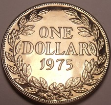 Rare Liberia 1975 Dollar Gem Proof~4,056 Minted~Free Shipping - £22.53 GBP