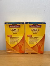 Lot of 2 Nature Made SAM-e Complete 400mg Supplement 36 Count 12/25 - £35.01 GBP