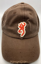 Browning Deer Logo Hat Distressed - $190.36 MXN