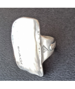 SILPADA 925 STERLING SILVER  RECTANGULAR HAMMERED FINISH RING SIZE 8  R ... - €101,84 EUR