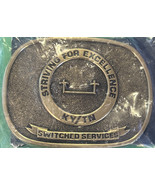 Southern Railway SWITCHED SERVICES KY/TN  Railroad Brass Belt Buckle 198... - £21.93 GBP