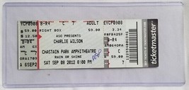 CHARLIE WILSON - ORIGINAL 2012 UNUSED WHOLE FULL CONCERT TICKET - $15.00