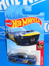 Hot Wheels 2019 HW Flames #33 &#39;67 Shelby GT-500 Blue - £1.95 GBP