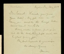 Frank Nelson Doubleday Publishing Handwritten Letter Signed Autographed ALS - £54.37 GBP
