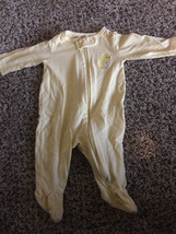 * Child Of Mine BabY Girl Newborn 0-3M One Piece Yellow Sleep Outfit - £2.51 GBP