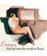 Buick 1928 Touring Sedan Fisher Advertisement Automobilia Lithograph HM1C - $598.34 MXN