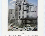 Royal York Hotel Canadian Independent Telephone Banquet Menu Toronto Ont... - $39.60
