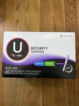 U by Kotex Security Tampons Multi-Pak 10 Regular, 15 Super, 20 Super Plus - €87,59 EUR