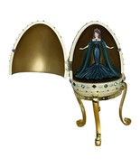 Vintage 2000 Avon Empress of Emeralds Green Gold Resin Egg Barbie Mattel... - $38.47 CAD