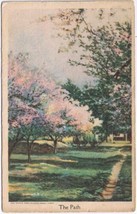 Postcard The Path Facsimile Hand Colored Nature Cards - £3.15 GBP