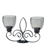 FLEUR DE LIS DUO CANDLE STAND - €40,99 EUR