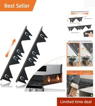 Adjustable Stove Gap Filler - 13.8'' to 27.5'' Heat Resistant 2PCS - $49.45