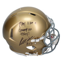 Kyren Williams Autographed Play Like A Champion Authentic Helmet Beckett... - £948.34 GBP