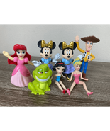 Disney Toy Lot Figures Princess Assorted Various Toppers Mini Pixar Minn... - £11.72 GBP
