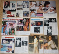 Lucia Eurovision 1982 Collection Press 1980s Photo Sexy Singer Clippings - £6.37 GBP