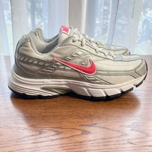 Nike Initiator Sneakers Womens 8 Silver White Pink Running Shoe Y2K VTG 394053 - £26.05 GBP