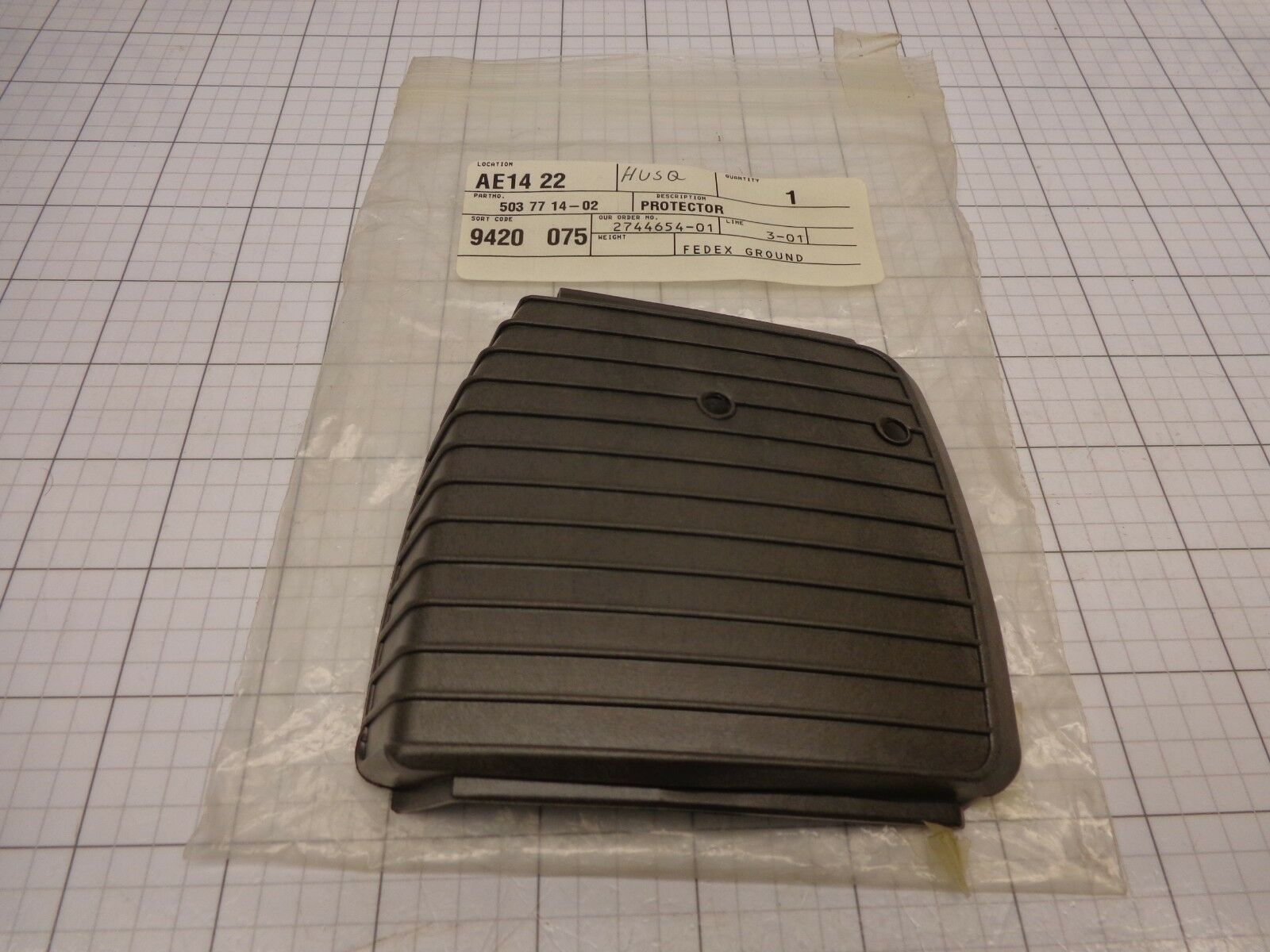 Husqvarna OEM NOS 503771402 Protector Cover Guard - $14.49