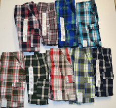 Boys Toughskins Plaid Shorts Various Sizes &amp; Colors NWT 18M,24M,2T,3T - £5.10 GBP