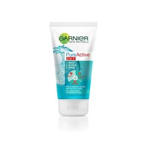 Garnier Skin Naturals Pure 3in1 Wash+scrub+mask : 150ml. - £22.19 GBP