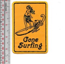 Vintage Surfing Hawaii Gone Surfing Hawaiian Surfer Girl in Hula Skirt Patch - £8.11 GBP