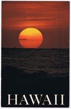 Postcard Aloha From Hawaii Golden Hawaiian Sunset On Oahu North Shore - £3.14 GBP