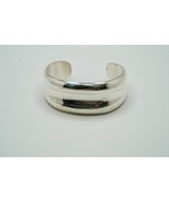 Vintage Sterling Silver 3d Abstract Brutalist Modernist Cuff 2.25&quot; x 2.5cm - €112,71 EUR