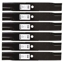 6 Low-Lift Blades Fit John Deere M86209 AM39966 F910 F915 Lesco 050581 - £58.26 GBP