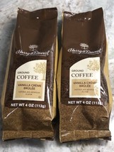 Harrys/David 2 bags Vanilla Creme Ground Coffee. 4oz/113gm. ShipN24Hours - £10.16 GBP
