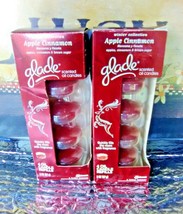 (8) GLADE Scented Oil Candle refills APPLE CINNAMON BROWN SUGAR - £20.63 GBP