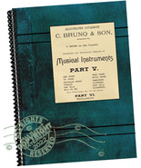 C Bruno Son (1890) Musical Instruments CATALOG * Drums Bells Xylophones ... - £47.20 GBP