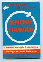 Hawaii The Aloha State Brochure 1960&#39;s &amp; Know Hawaii Booklet 1971 - £17.02 GBP