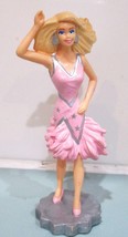 1990 Applause BARBIE Mattel PVC 3.25&quot; Pink Dress Figure - $10.79