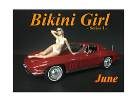 June Bikini Calendar Girl Figure for 1/24 Scale Models American Diorama - £14.62 GBP