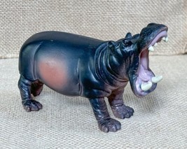 Terra By Battat Open Mouth Hippo Toy Figure Hippopotamus Realistic - £3.96 GBP