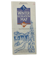 USDA Forest Service Inyo National Forest Winter Recreation Map 1996 - £23.78 GBP