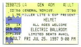 Biglietto Del Concerto Del Casco 25 Luglio 1997 Phoenix Arizona - $39.48