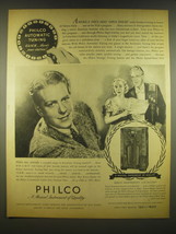 1937 Philco 116X DeLuxe Radio Advertisement - Nelson Eddy - £14.78 GBP