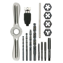 Milwaukee 49-22-5602 SAE Tap and Die Set w/ Hex-LOK 2-in-1 Handle - 17 PC - £103.10 GBP