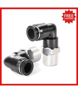 Effortless Installation 5/16” OD Elbow Fittings 1/4” NPT Thread, Set of 10 - $532.12 MXN