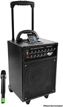 Pyle-Pro PWMA930I 600 Watt VHF Wireless Portable PA System/Echo w/ iPod ... - £125.93 GBP