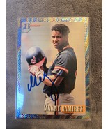 Manny Ramirez Hand Signed Baseball Card Autographed Cleveland Guardians ... - $38.41 CAD