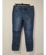 D.JEANS NEW YORK Womans Modern Fit High Waist ANKLE Pants Jeans BLUE 10 - £29.09 GBP