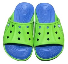 Crocs Youth Slids Sandals Size 2 EXCELLENT CONDITION  - £15.41 GBP